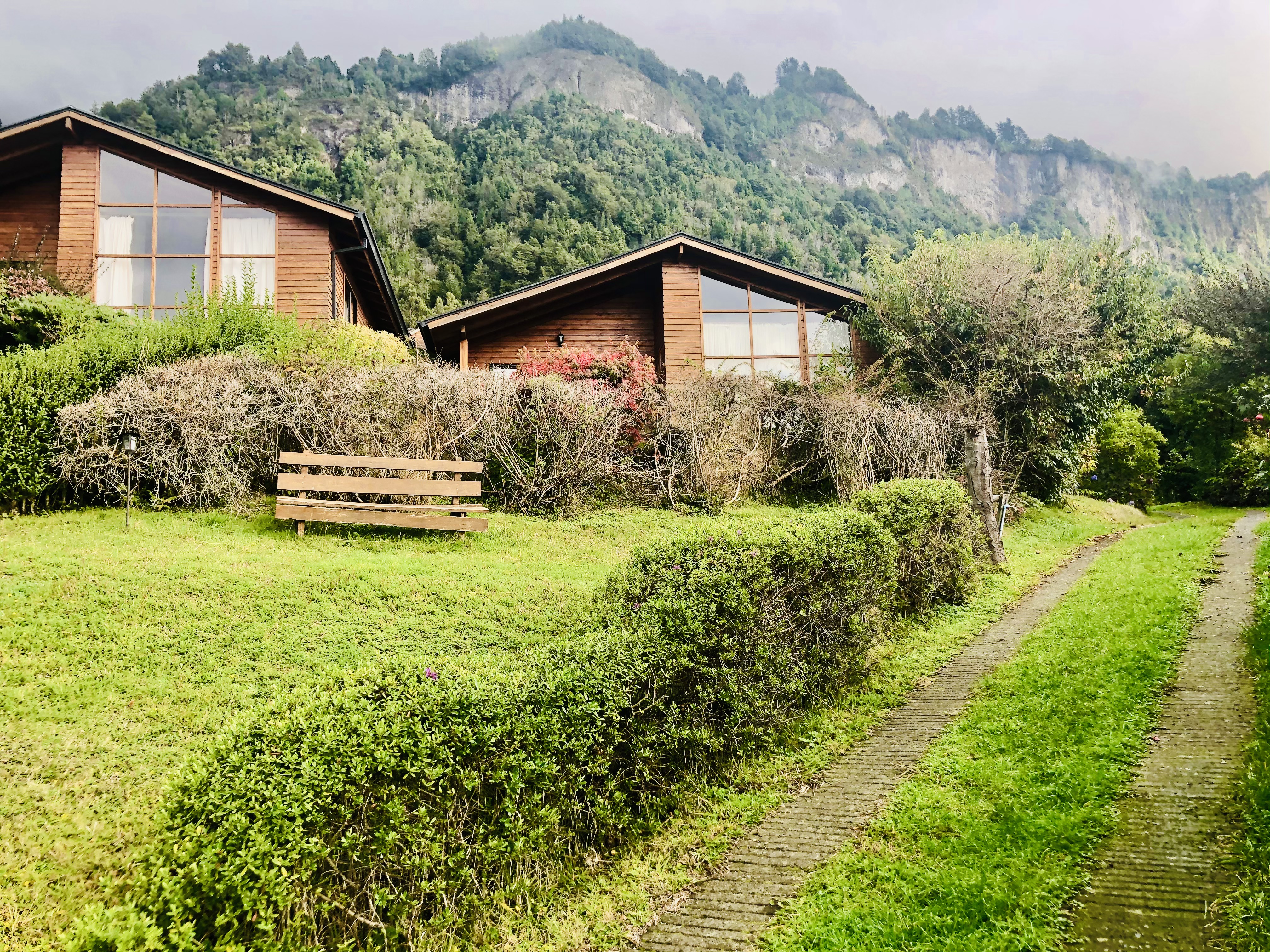 Cabaña con vista al lago Calafquén