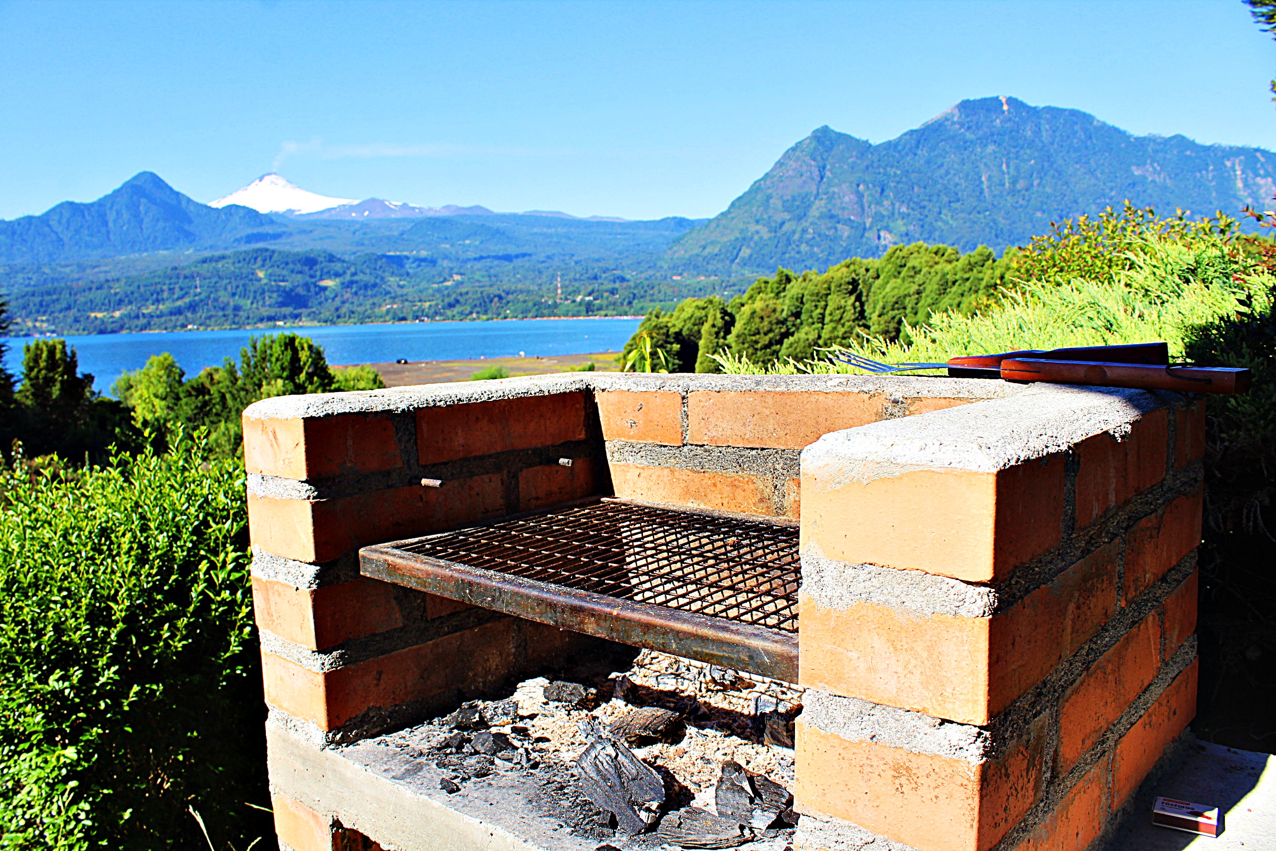 Vista al volcán Villarrica